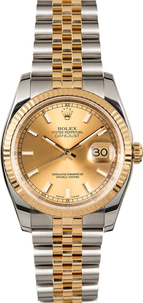 rolex datejust twotone 2021